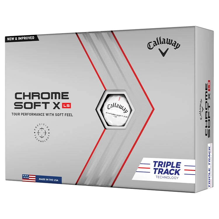 Callaway Chrome Soft X LS Triple Track Golf Balls 1 Callaway Chrome Soft X LS Triple Track Golf Balls