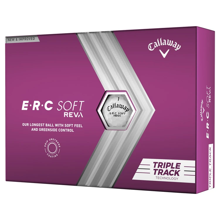 Callaway Ladies ERC Reva Soft Triple Track Golf Balls 1 Callaway Ladies ERC Reva Soft Triple Track Golf Balls