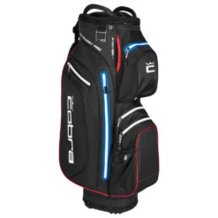 Cobra Ultradry Pro Waterproof Golf Cart Bag -Callaway || TaylorMade || Odyssey Sales Cobra 2023 Ultradry Pro Golf Cart Bag Black Electric Blue 3