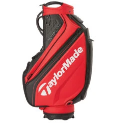 TaylorMade 2022 Tour Golf Cart Bag -Callaway || TaylorMade || Odyssey Sales TaylorMade Tour Golf Cart Bag Black Red 6