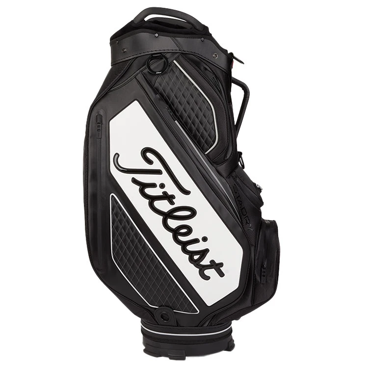 Titleist Jet Black Premium StaDry Golf Cart Bag 3 Titleist Jet Black Premium StaDry Golf Cart Bag - Image 3