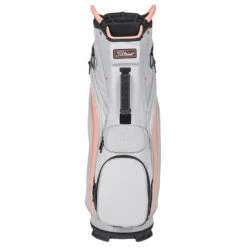 Titleist Cart 14 Lightweight Golf Cart Bag -Callaway || TaylorMade || Odyssey Sales Titleist Cart 14 Lightweight Golf Cart Bag Grey Peach 3