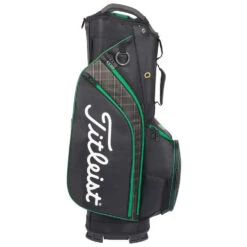 Titleist Cart 14 SE Shamrock Golf Cart Bag -Callaway || TaylorMade || Odyssey Sales Titleist Cart 14 Shamrock Golf Cart Bag Black Green 3