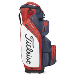 Titleist StaDry 14 Golf Cart Bag -Callaway || TaylorMade || Odyssey Sales Titleist StaDry 14 Golf Cart Bag Navy Red White 3